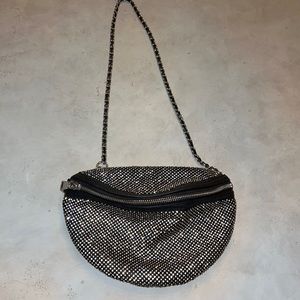 Steve Madden Fanny pack bag or hip bag with rhinestones.